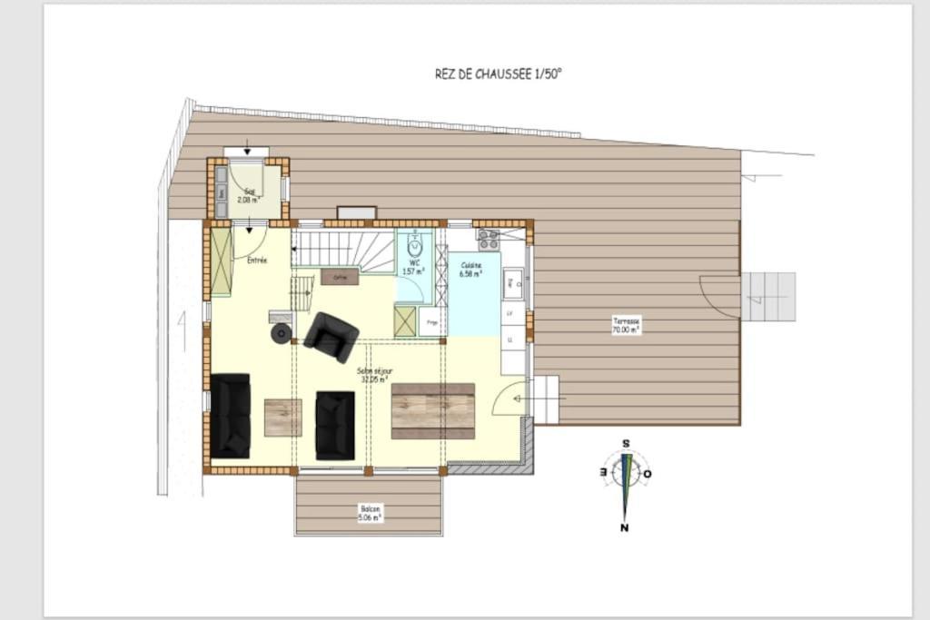 Chalet La Plagne Montalbert Pied Des Pistes Экстерьер фото